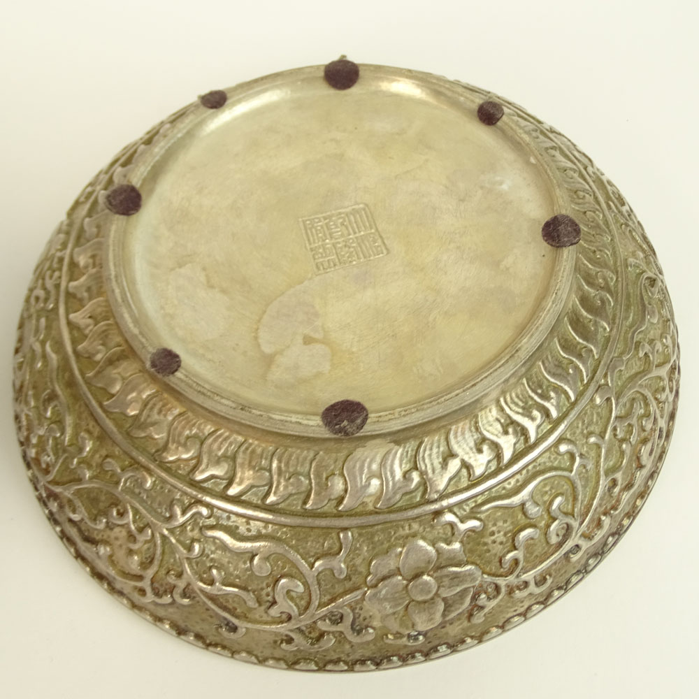 Vintage Large Chinese Round Covered Box.