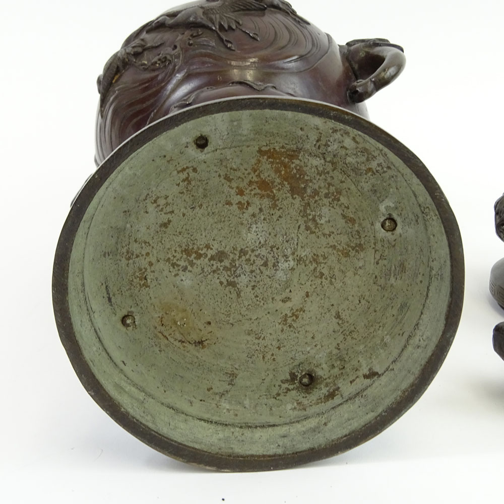 20th Century Japanese Bronze Censer.