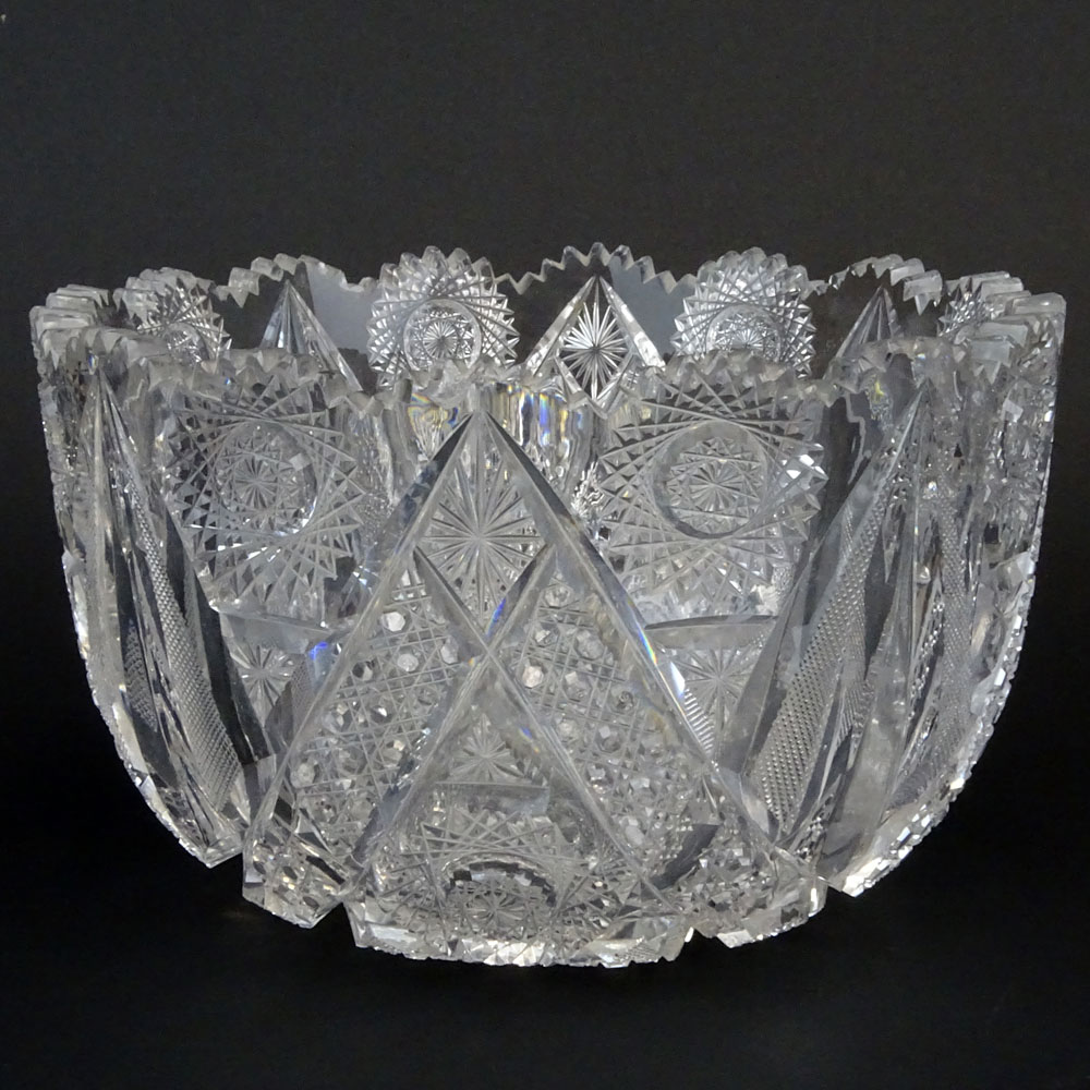 Antique Cut Glass Bowl.