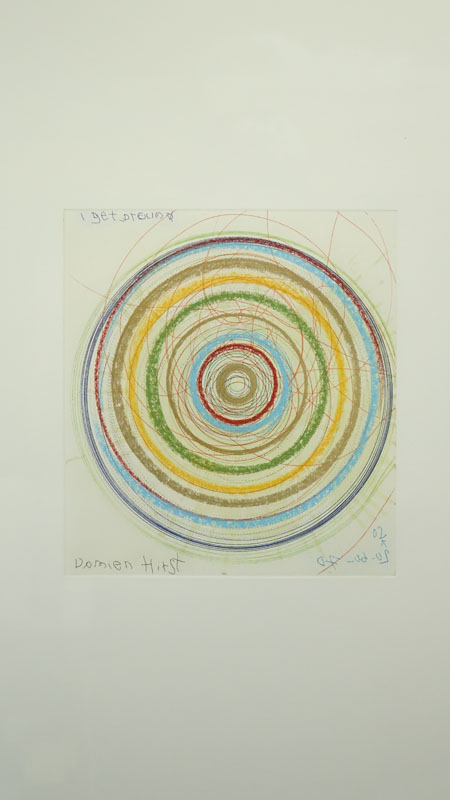 Damien Hirst, British (born 1965) Hand Embellished Etching on paper "I Get Around"