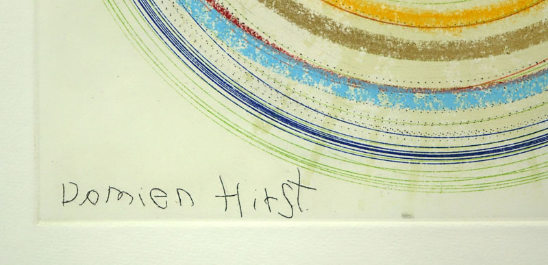 Damien Hirst, British (born 1965) Hand Embellished Etching on paper "I Get Around"