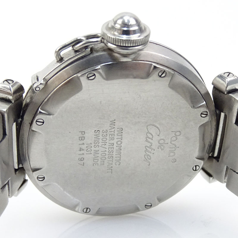 Man's Cartier Pasha Stainless Steel Automatic Movement