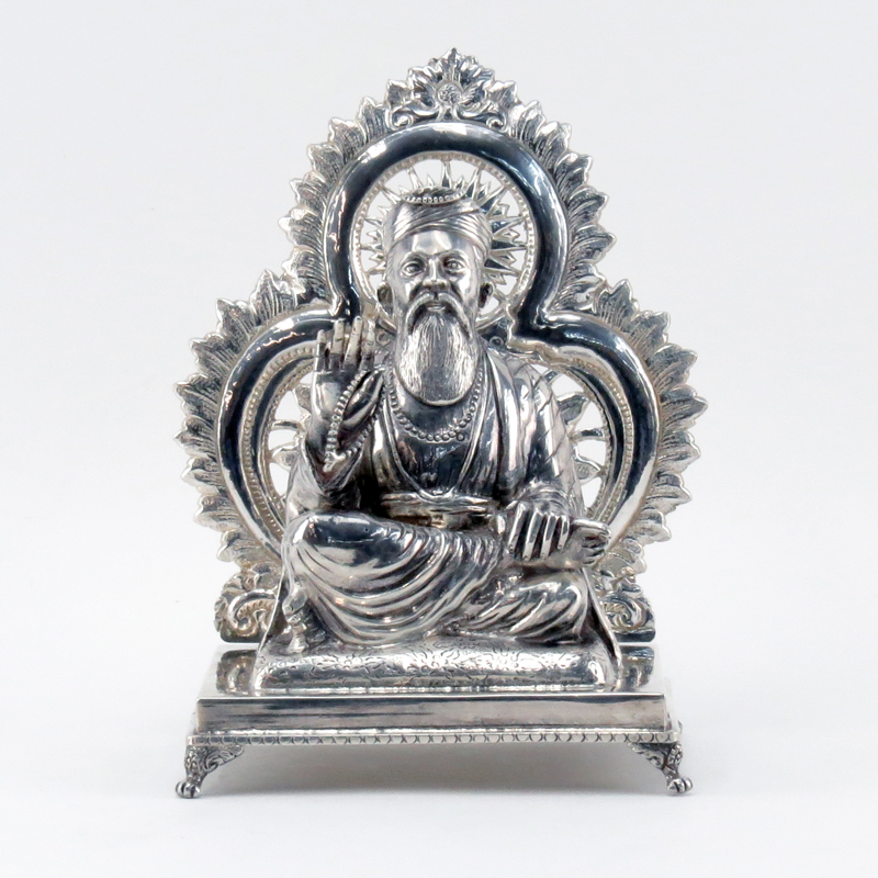 Vintage Chinese Silver Buddha Figure