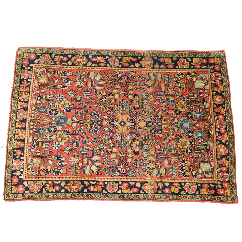 Antique Persian Sarouk Rug