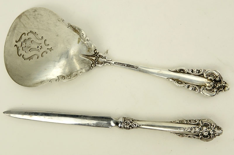 Two (2) Wallace Grande Baroque Sterling Silver Utensils