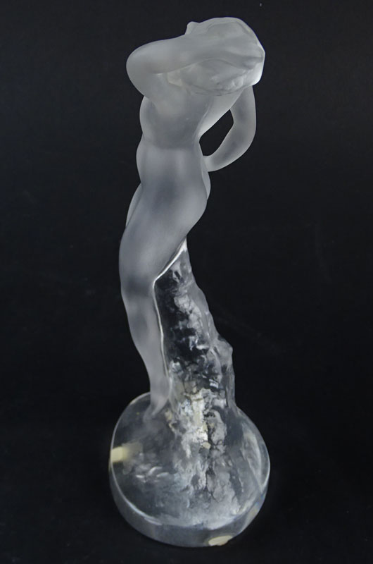 Lalique Crystal Art Deco Nude Figurine