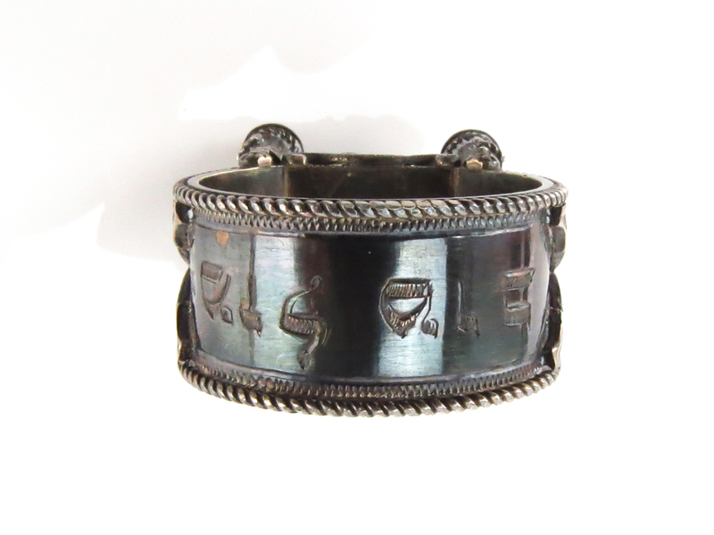 Antique Judaica Silver Wedding Ring