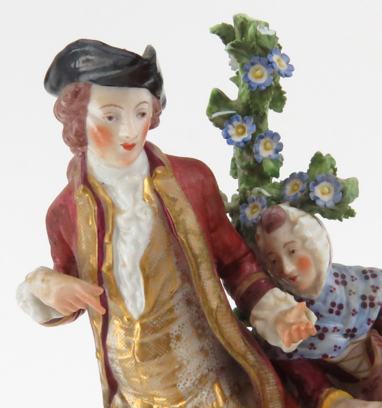 19th Century English Derby  Victorian Porcelain Group
