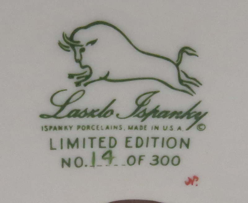 Limited Edition Laszlo Ispanky Reclining Nude Porcelain Figure