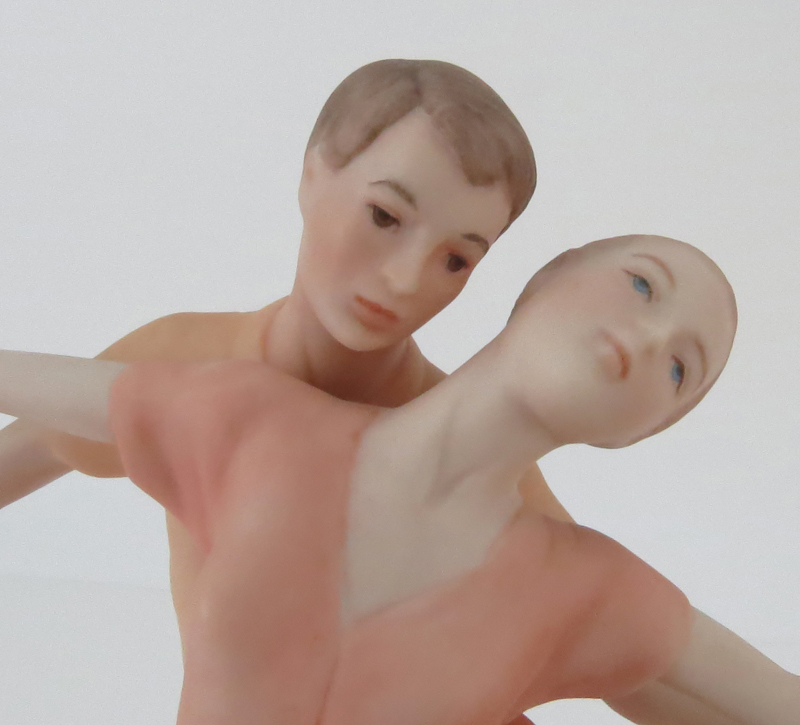 Two (2) Limited Edition Laszlo Ispanky Polychrome Ballerina Porcelain Figurines