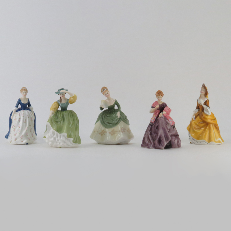 Group of Five (5) Royal Doulton Figurines