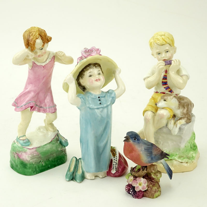 Lot of Four (4) English Porcelain Figurines