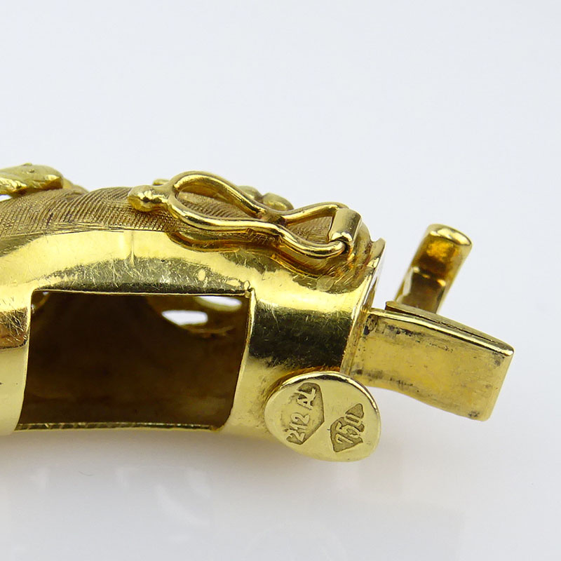 Vintage 18 Karat Yellow Gold Link Bracelet