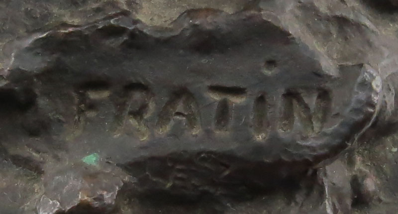 Christophe Fratin, French (1801–1864) Bronze Sculpture "Cerf attaqué par trois chiens" Circa 1834