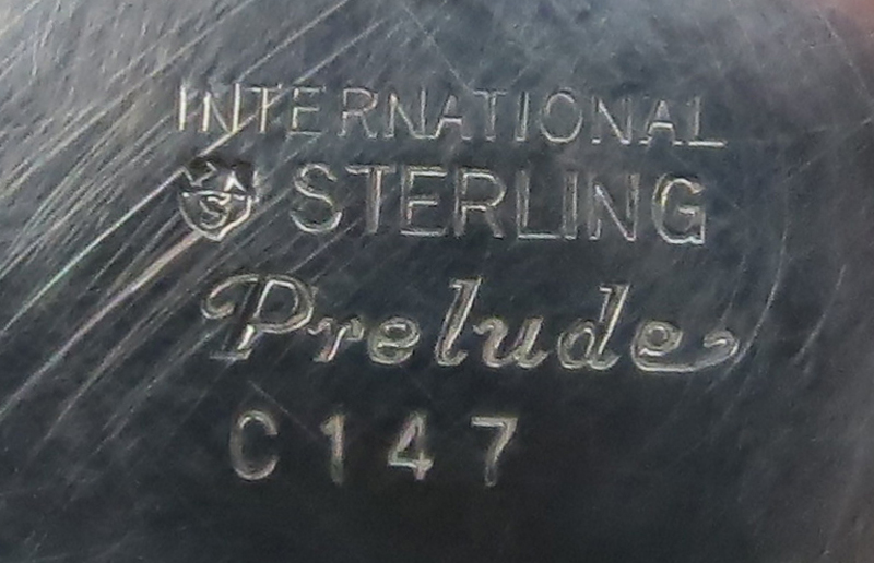 International Sterling Silver "Prelude" Creamer & Sugar. 