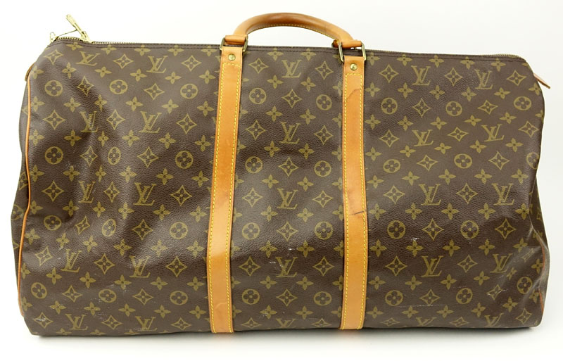 Louis Vuitton Keepall 50 Duffle Weekender Bag.