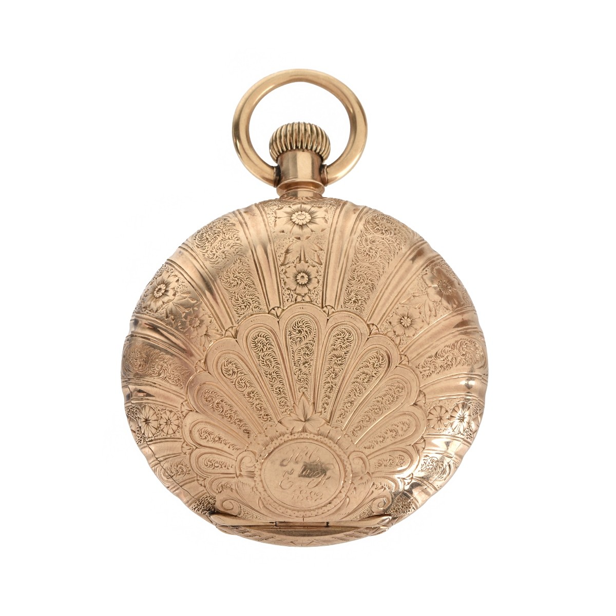 From a large collection of gold pocket watches