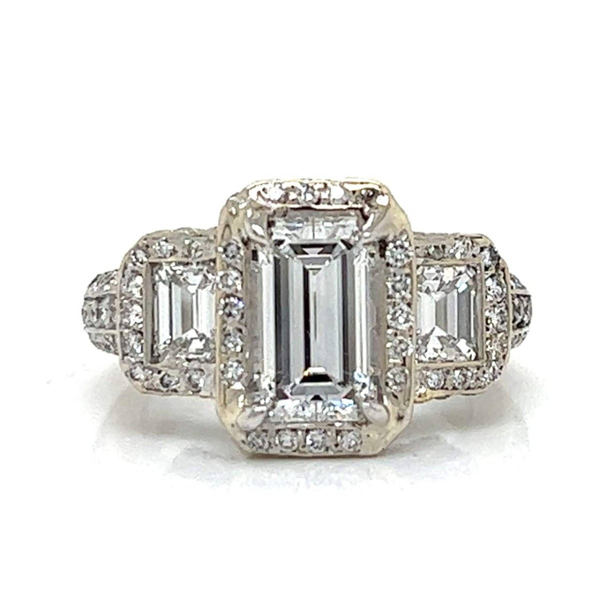 GIA Diamond and 18K Ring
