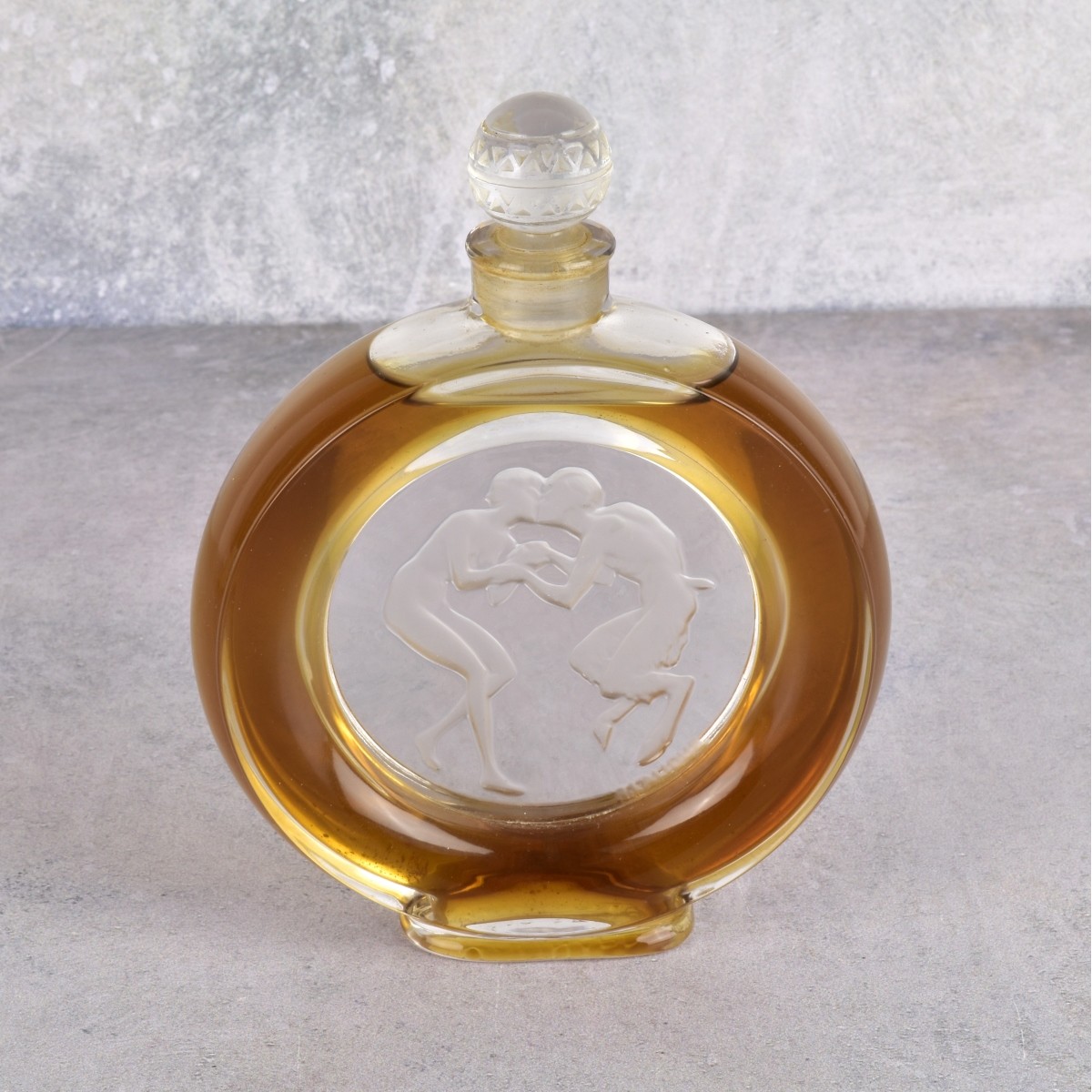 Rene Lalique, French, (1860-1945) Perfume Bottle