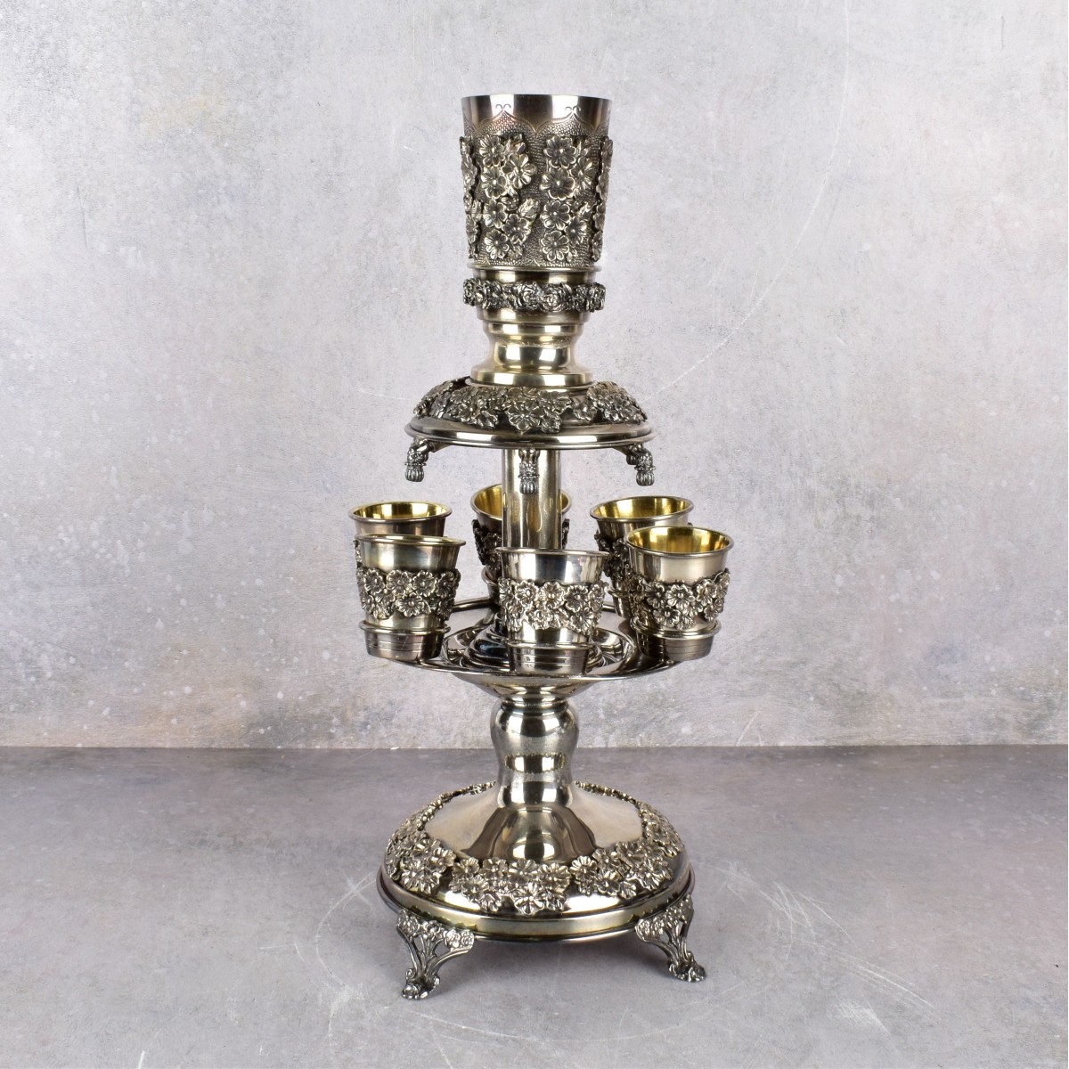 Sterling Silver Kiddish Fountain