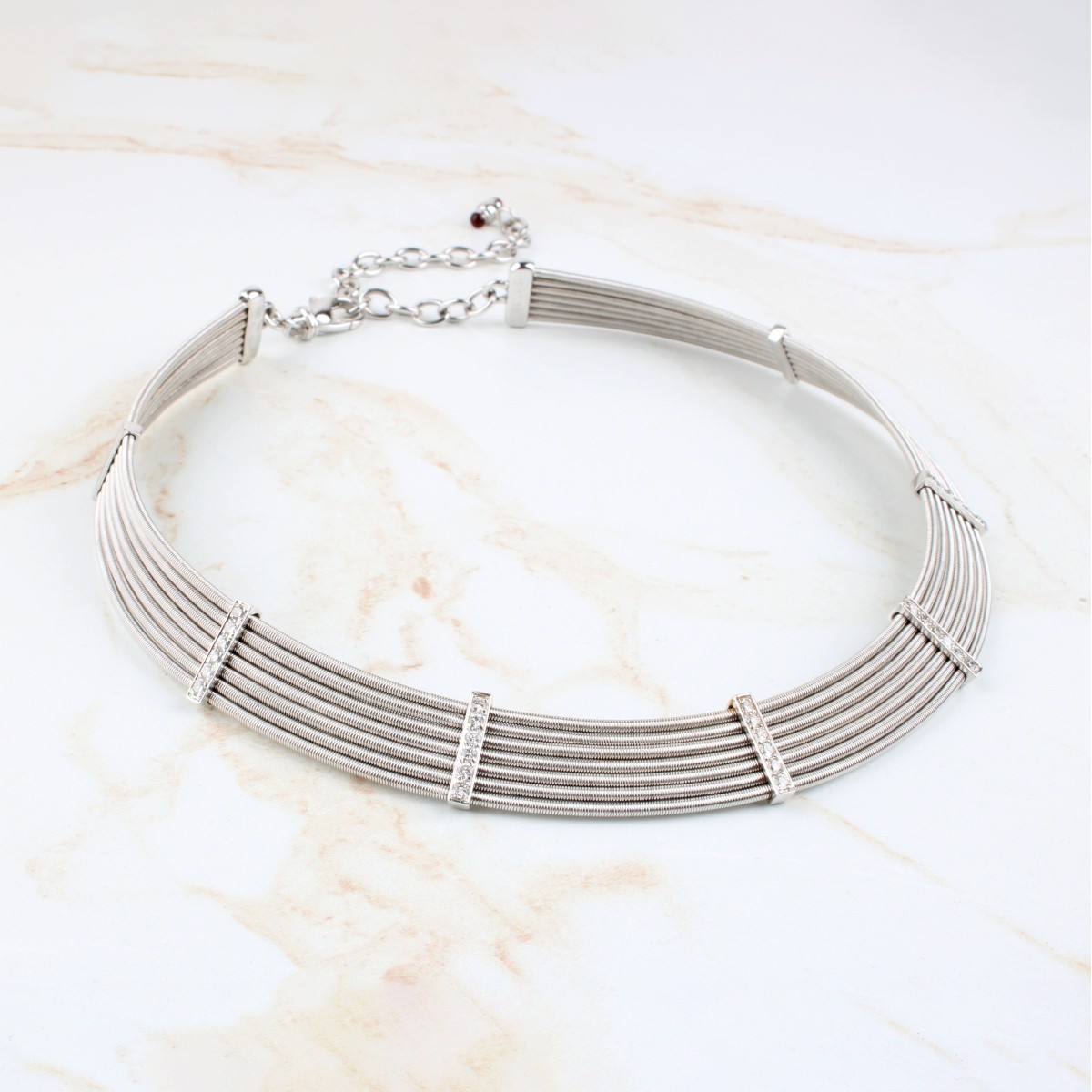 Diamond and 18K Necklace