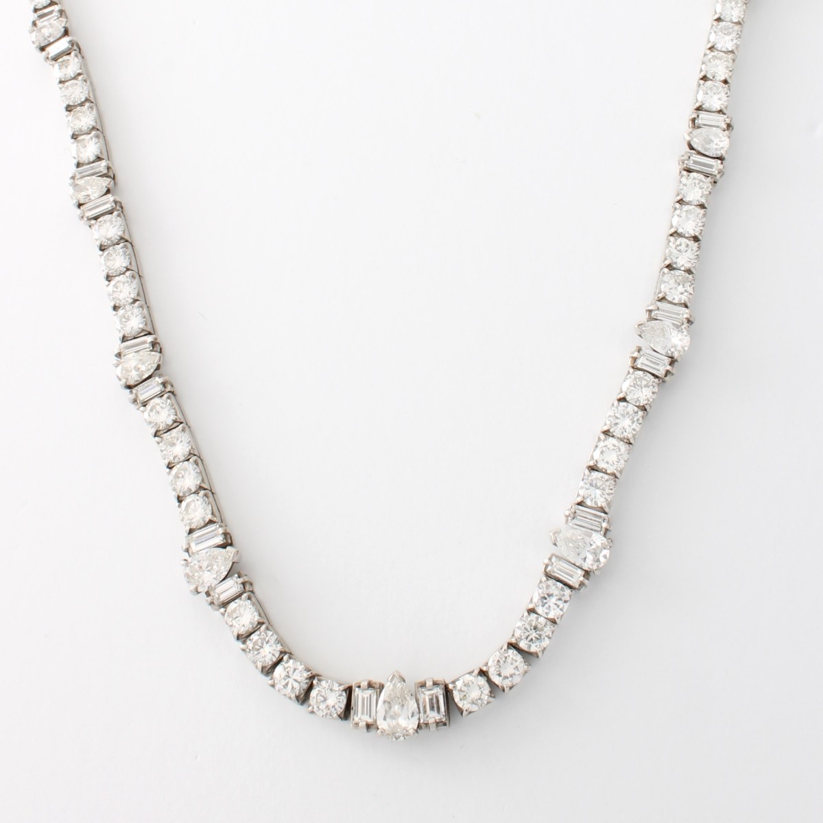 Diamond and Platinum Necklace