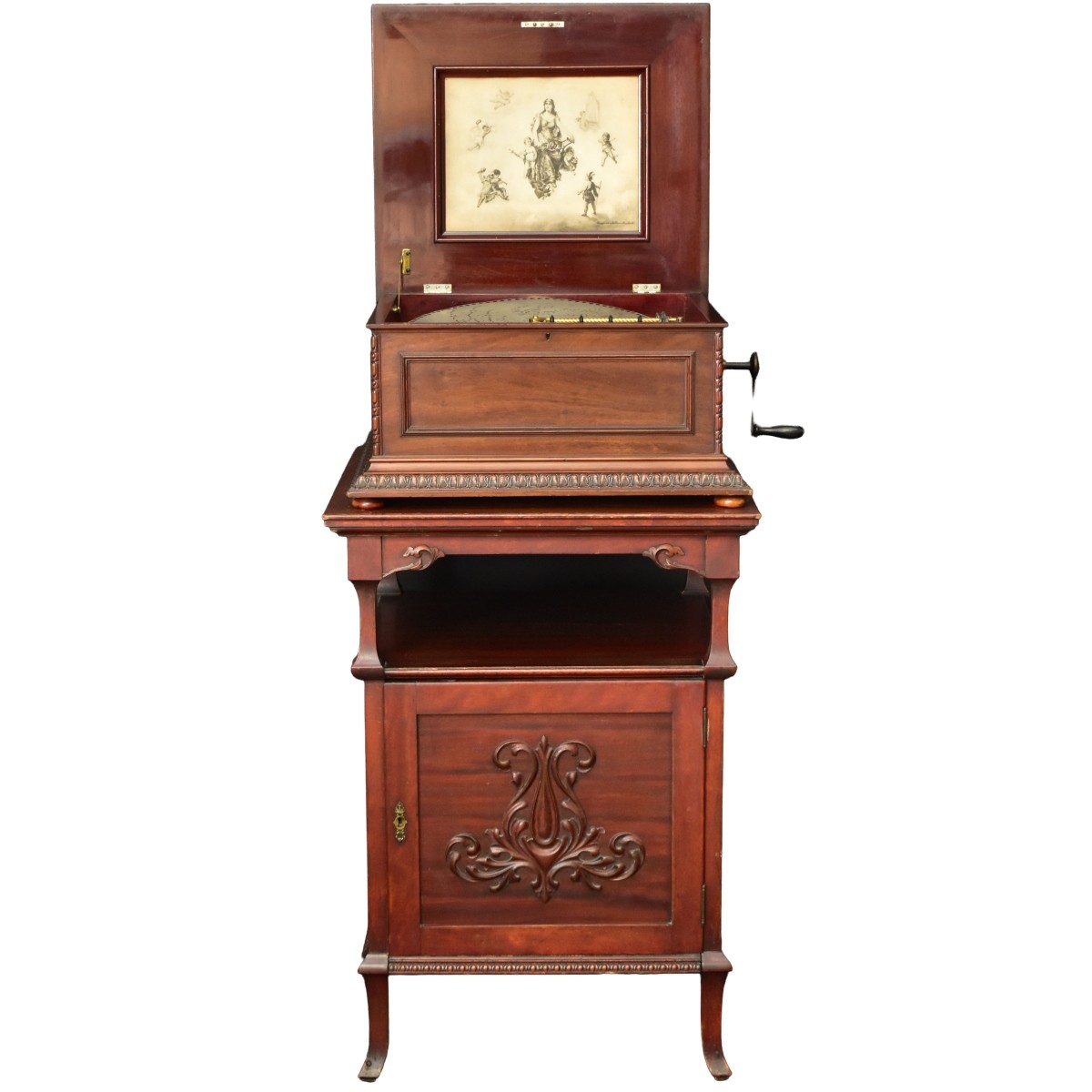 Regina 15 1/2 Metal Disk Music Box