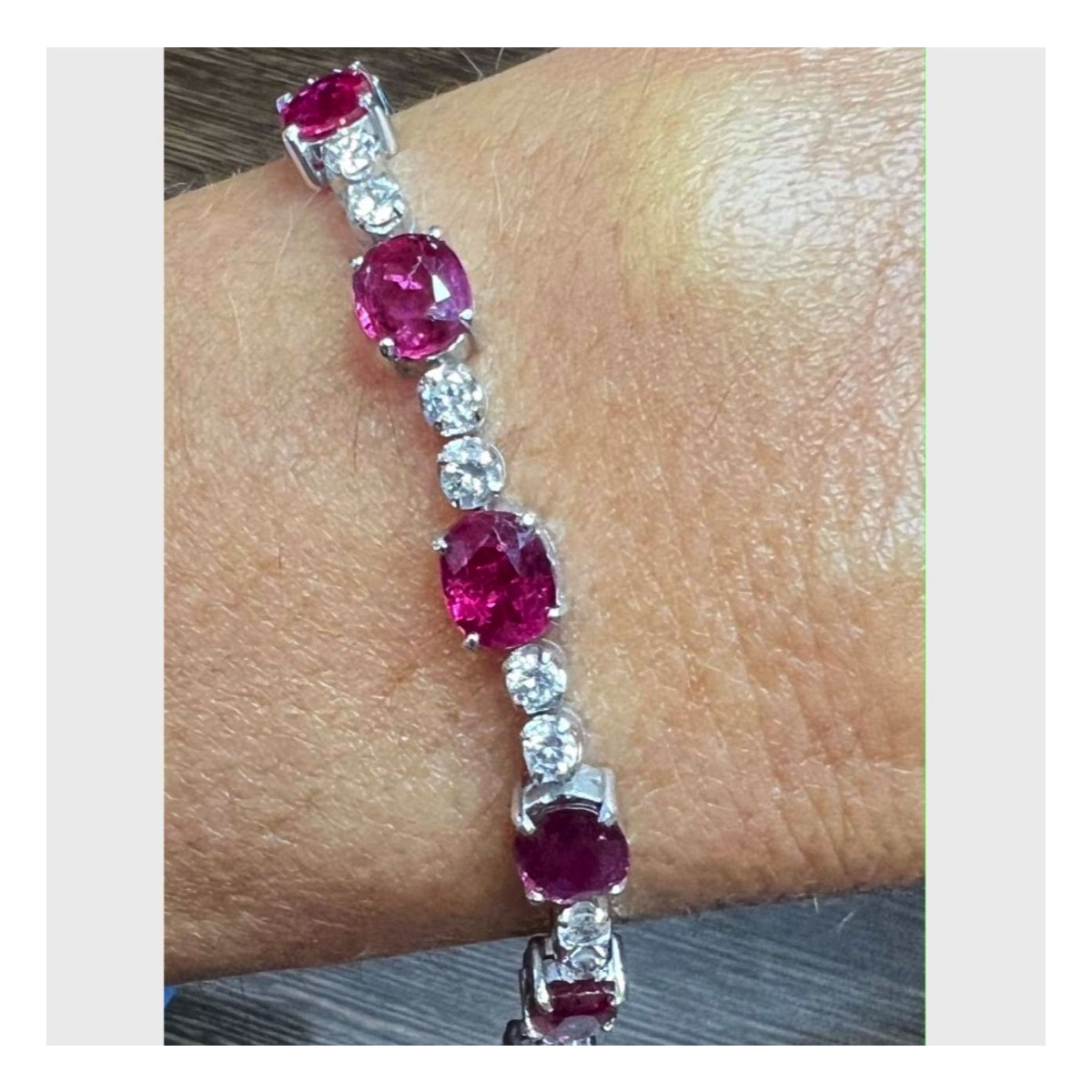 Ruby, Diamond and 18K Bracelet