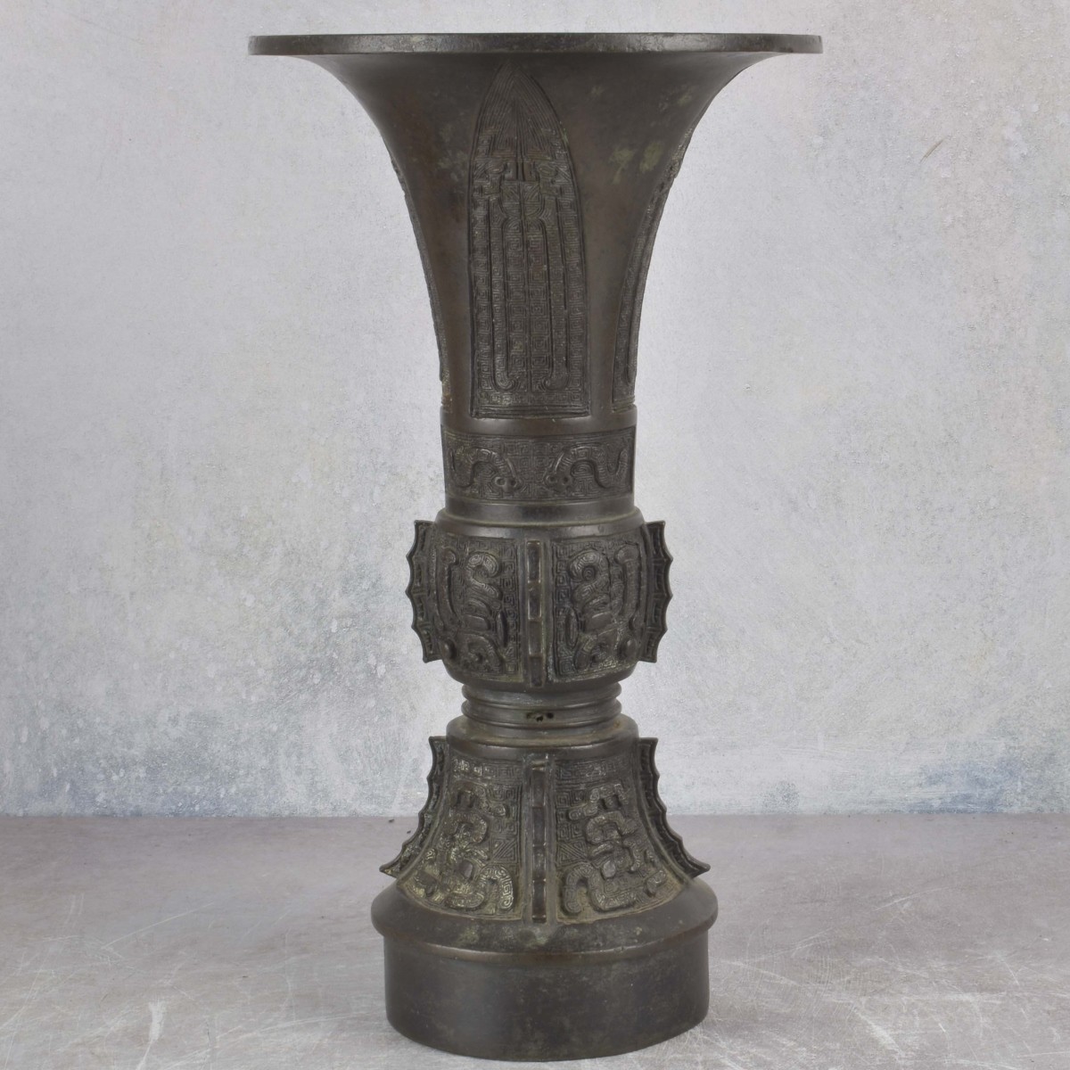 17th-18th Century Chinese Archaistic Bronze Beaker