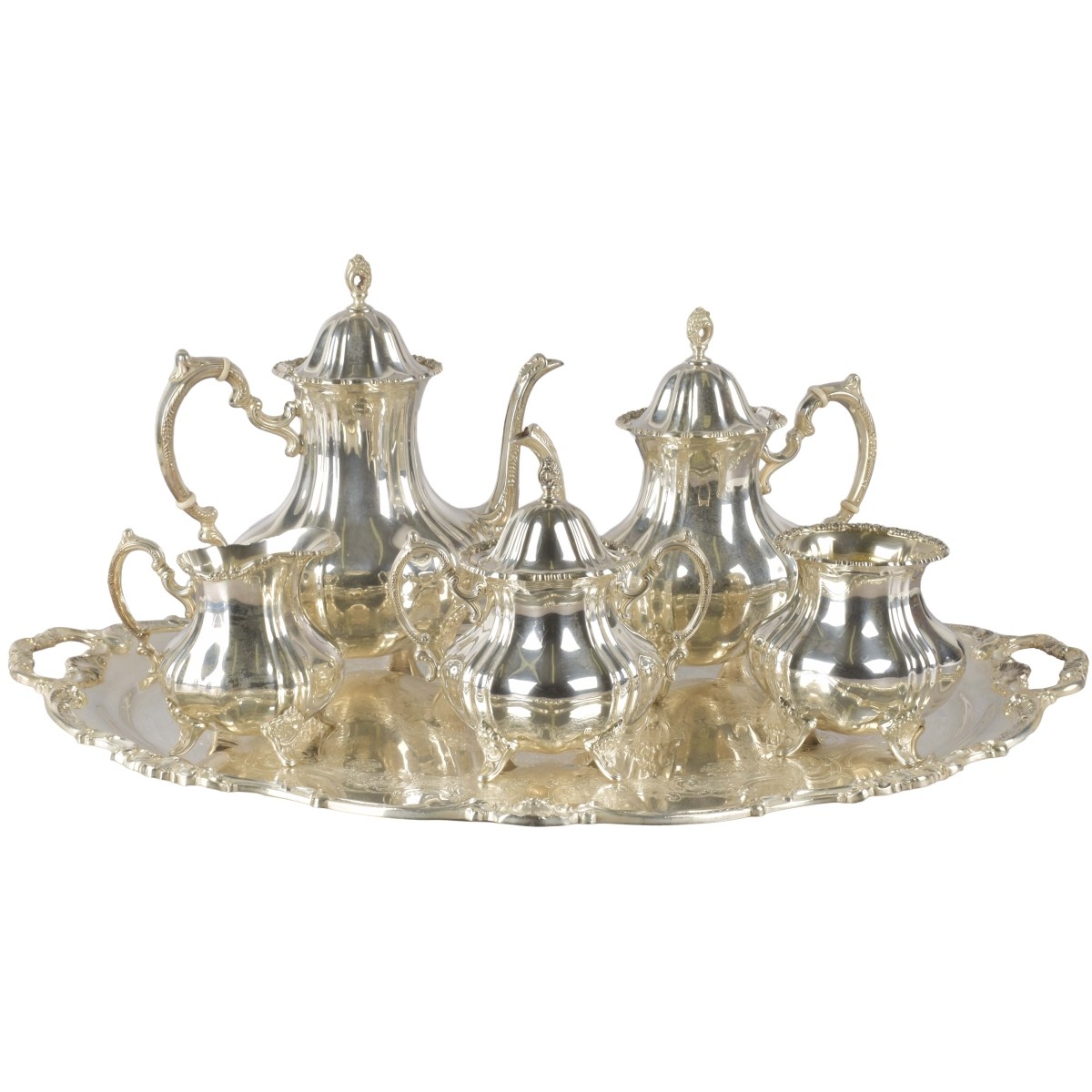 Poole Sterling Coffee & Tea Service