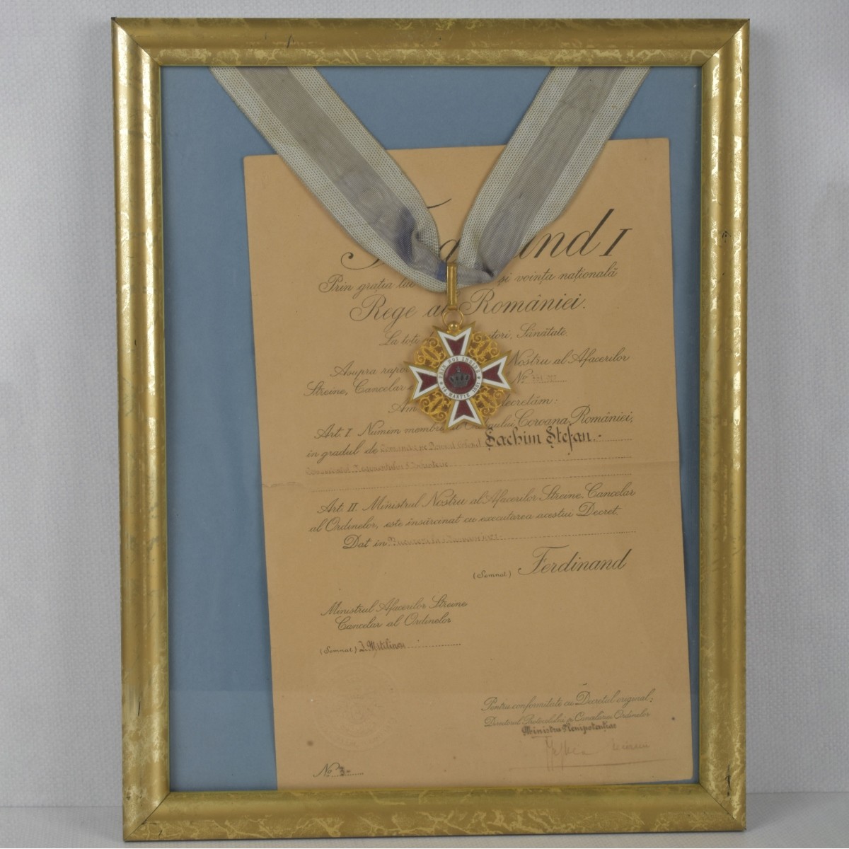 Romania Commander Badge of the Order of the Crown