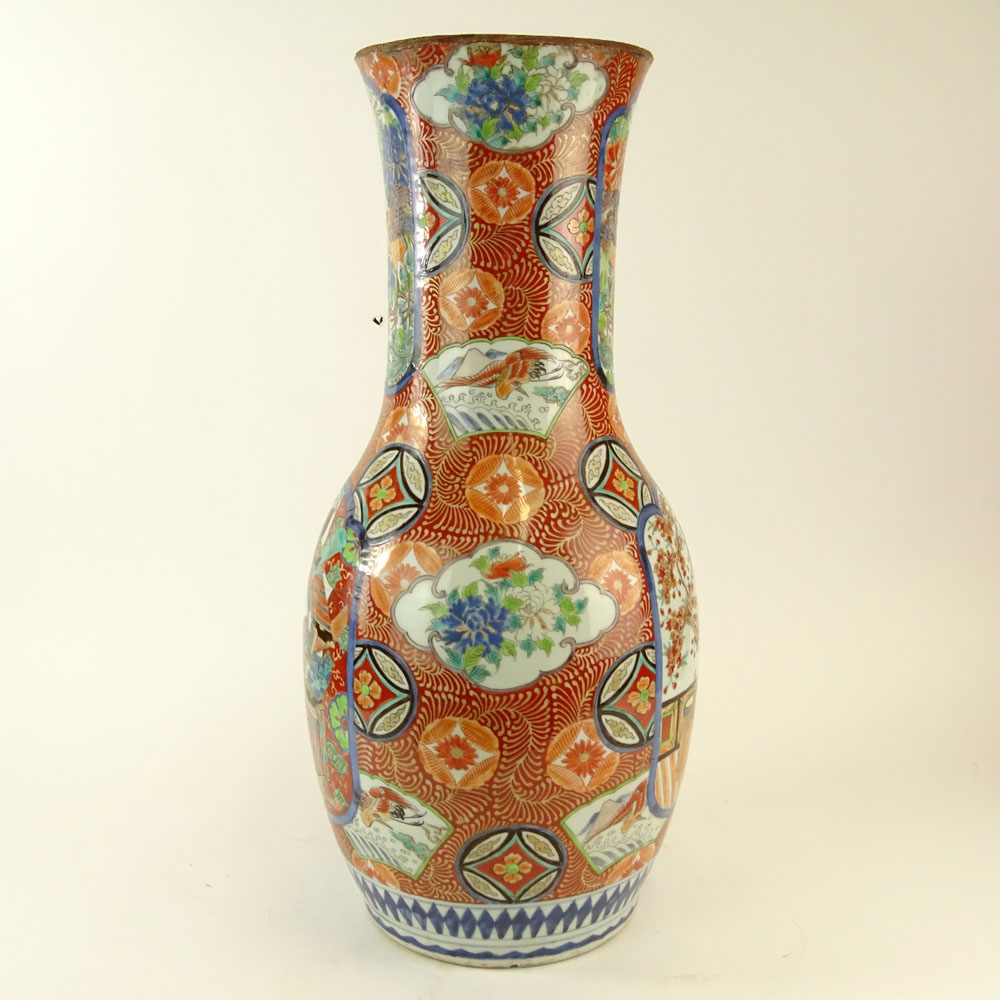 19/20th Century Japanese Imari Porcelain Vase.
