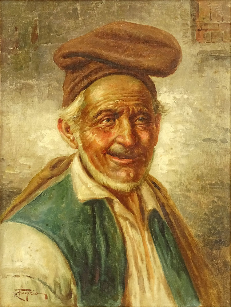 Raffaele Frigerio, Italian (1875-1948) Oil on canvas 