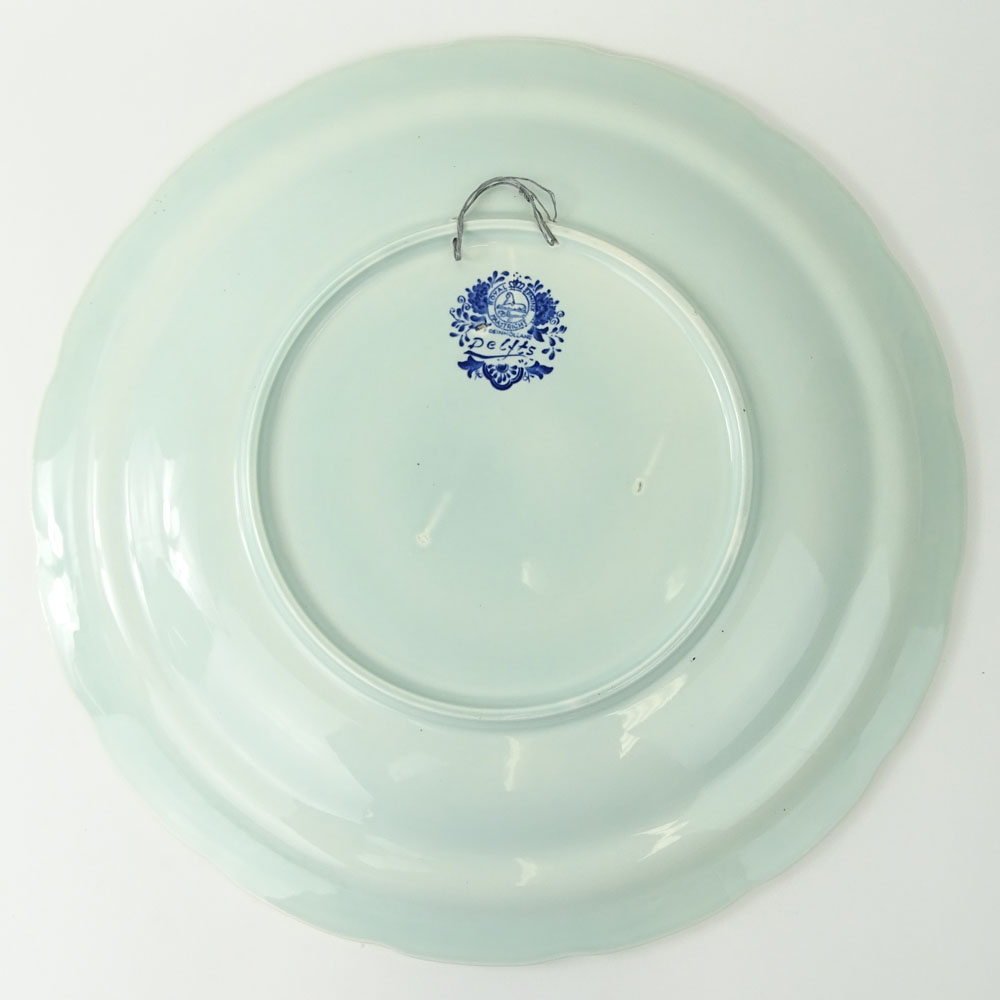 Delft Royal Spinx Maastricht Porcelain Charger.