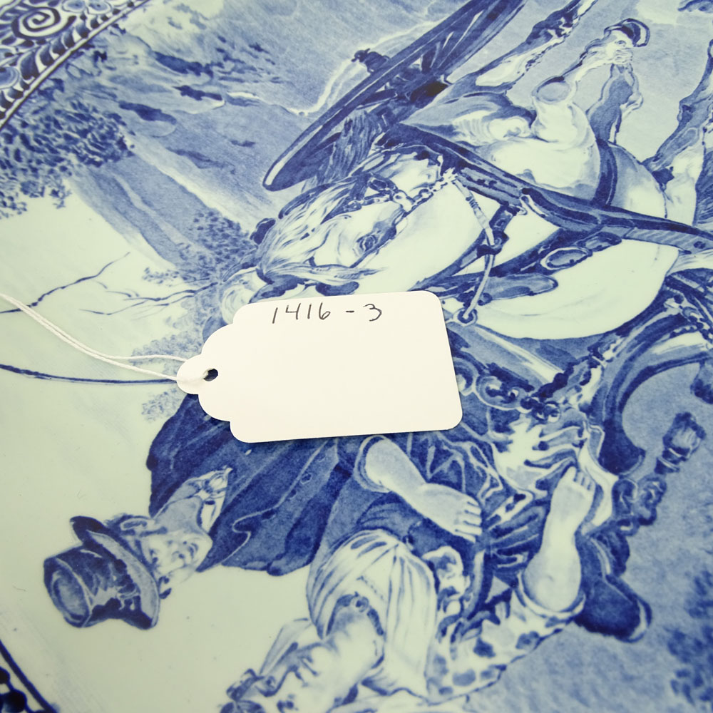 Delft Royal Spinx Maastricht Porcelain Charger.