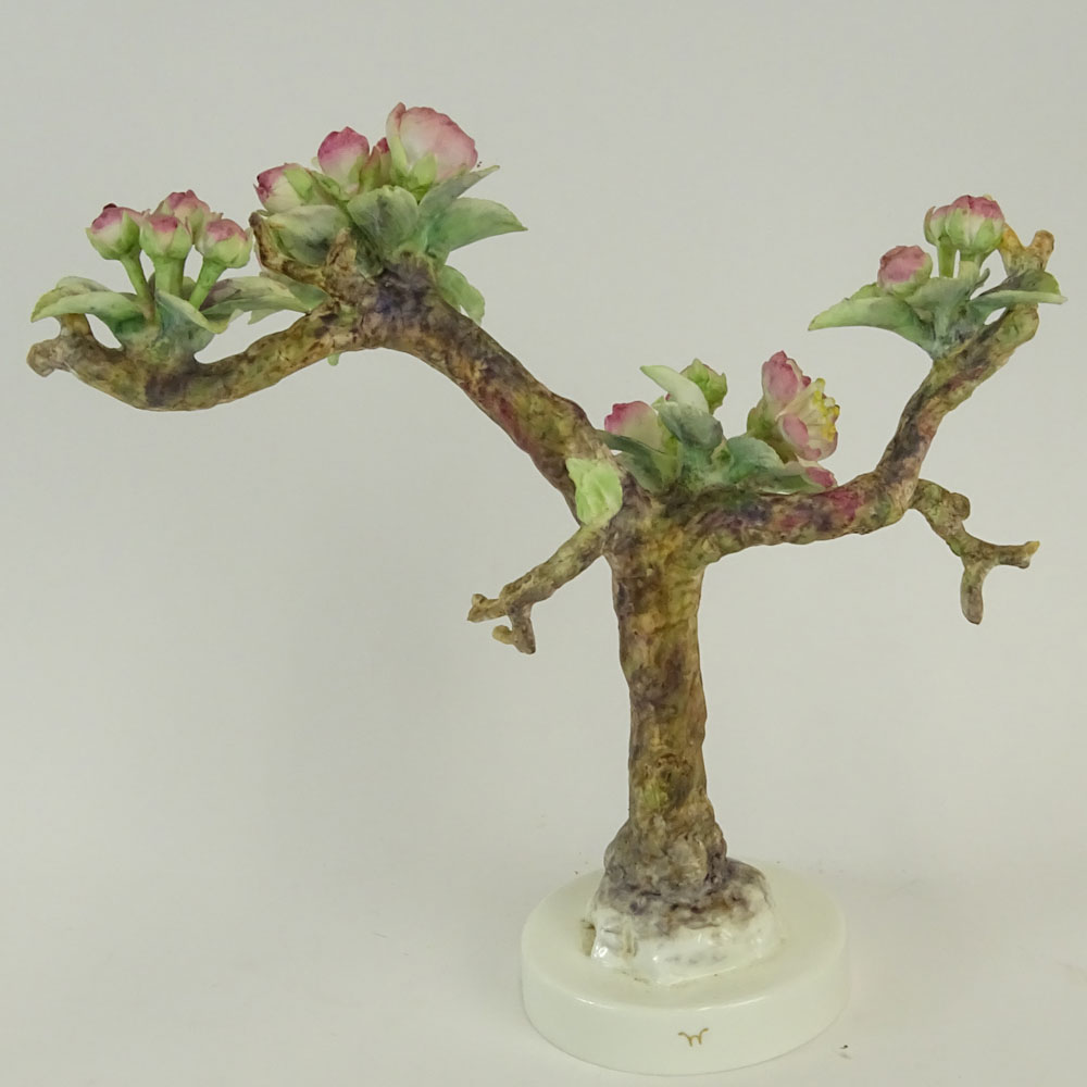 Dorothy Doughty Royal Doulton Porcelain Bird Group "Crabapple & Butterfly". 