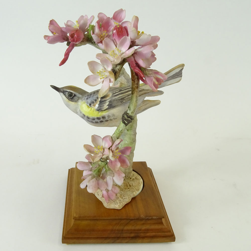 Dorothy Doughty Royal Doulton Porcelain Bird Group "Myrtle Warbler". 