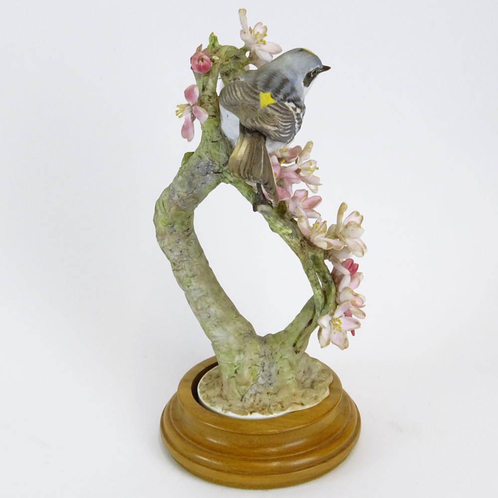 Dorothy Doughty Royal Doulton Porcelain Bird Group "Myrtle Warbler". 