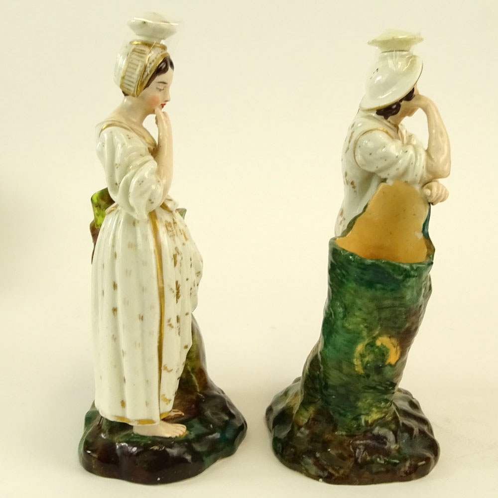 Pair of Jacob Petit Porcelain Figural Scent Bottles.