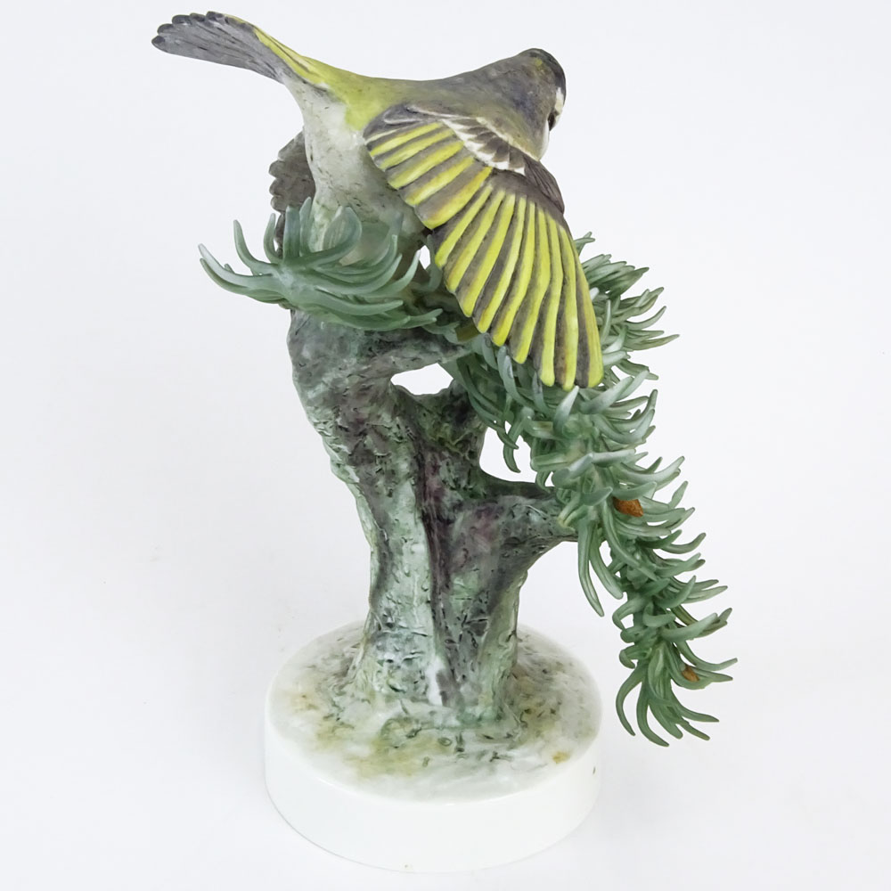 Dorothy Doughty Royal Doulton Porcelain Bird Group "Golden Crowned Kinglet". 