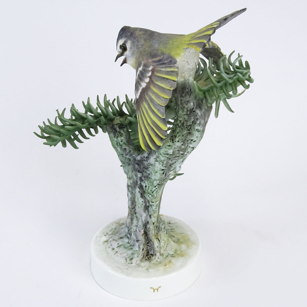 Dorothy Doughty Royal Doulton Porcelain Bird Group "Golden Crowned Kinglet". 