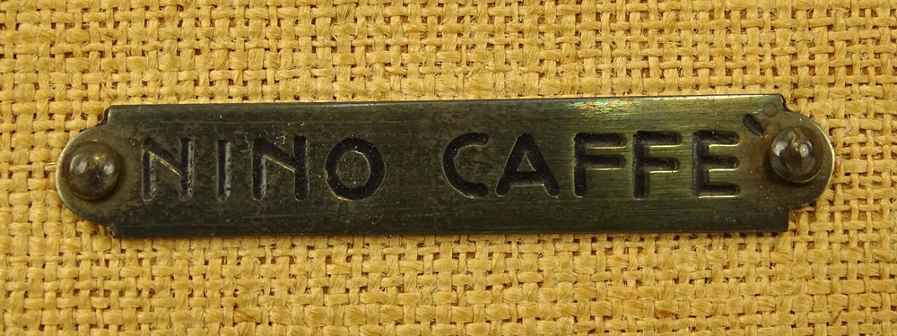 Nino Caffè, Italian (1909-1975) Oil on panel, Rainy Day Coach Ride.