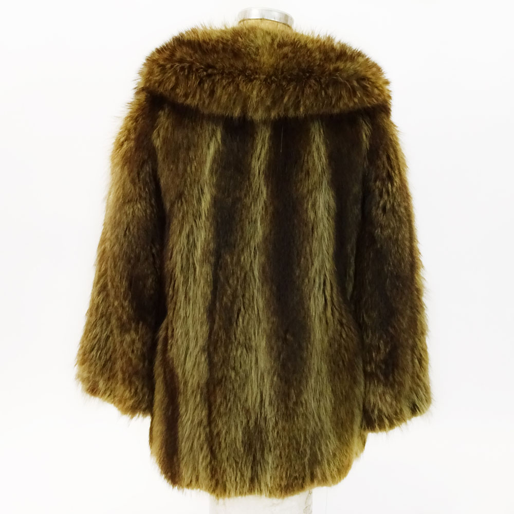 Vintage Raccoon Fur Jacket.