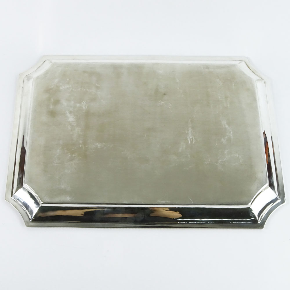 Antique German 800 Silver Tray. Signed 800.