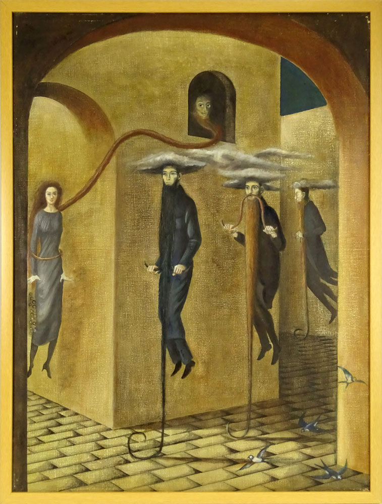 After Remedios Varo, Spanish (1908-1963) Oil on Canvas