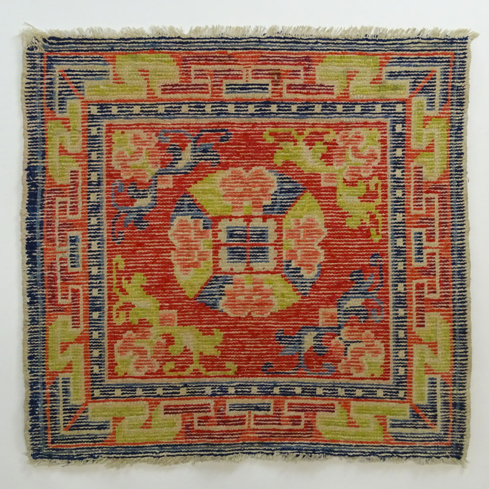 Small Early 20th Century Chinese Wool Rug