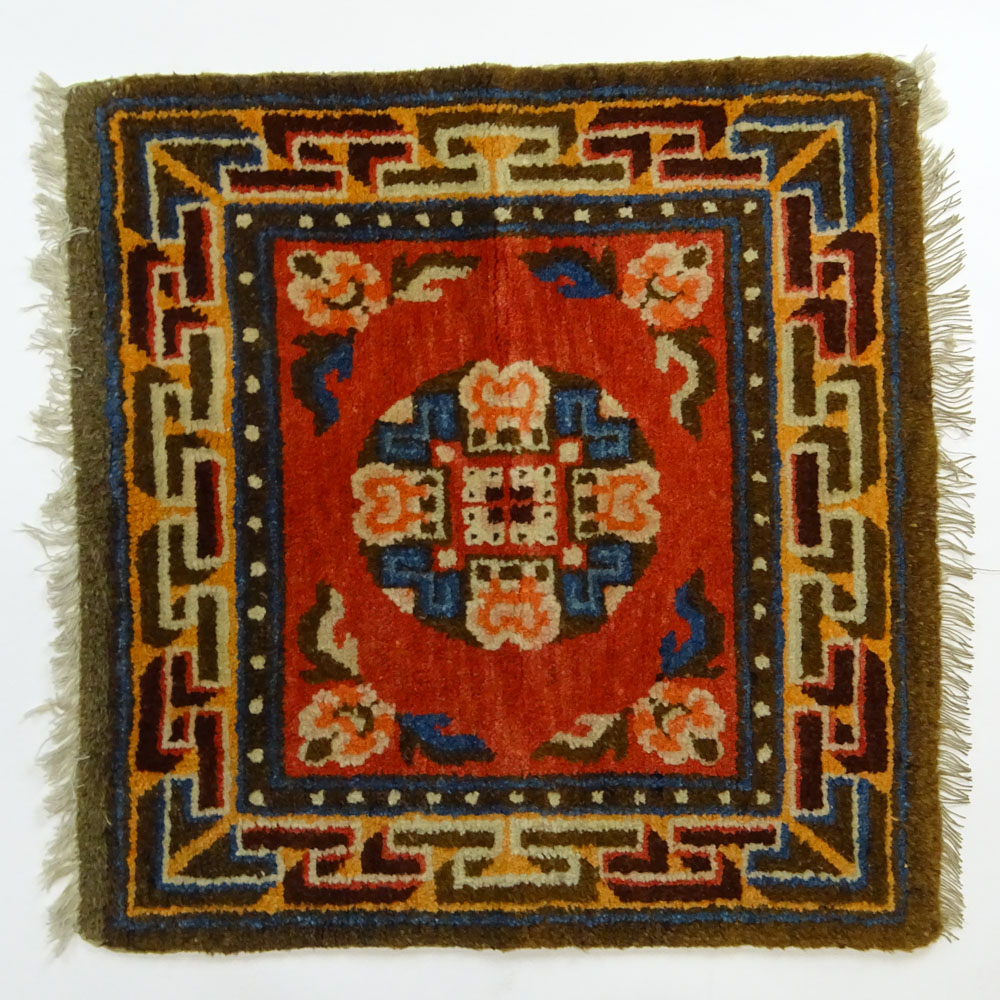 Small Early 20th Century Chinese Wool Rug,