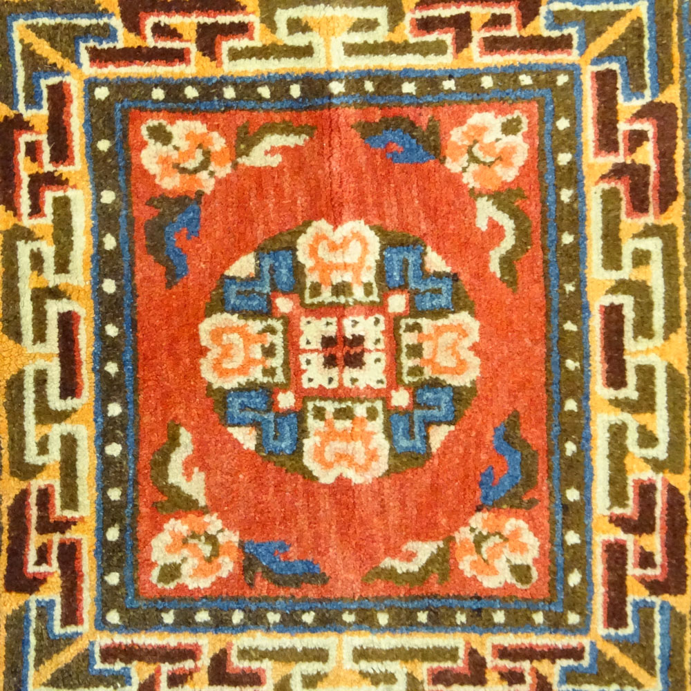 Small Early 20th Century Chinese Wool Rug,