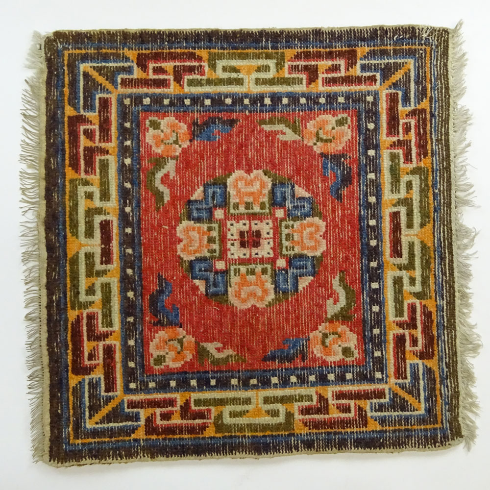 Small Early 20th Century Chinese Wool Rug,