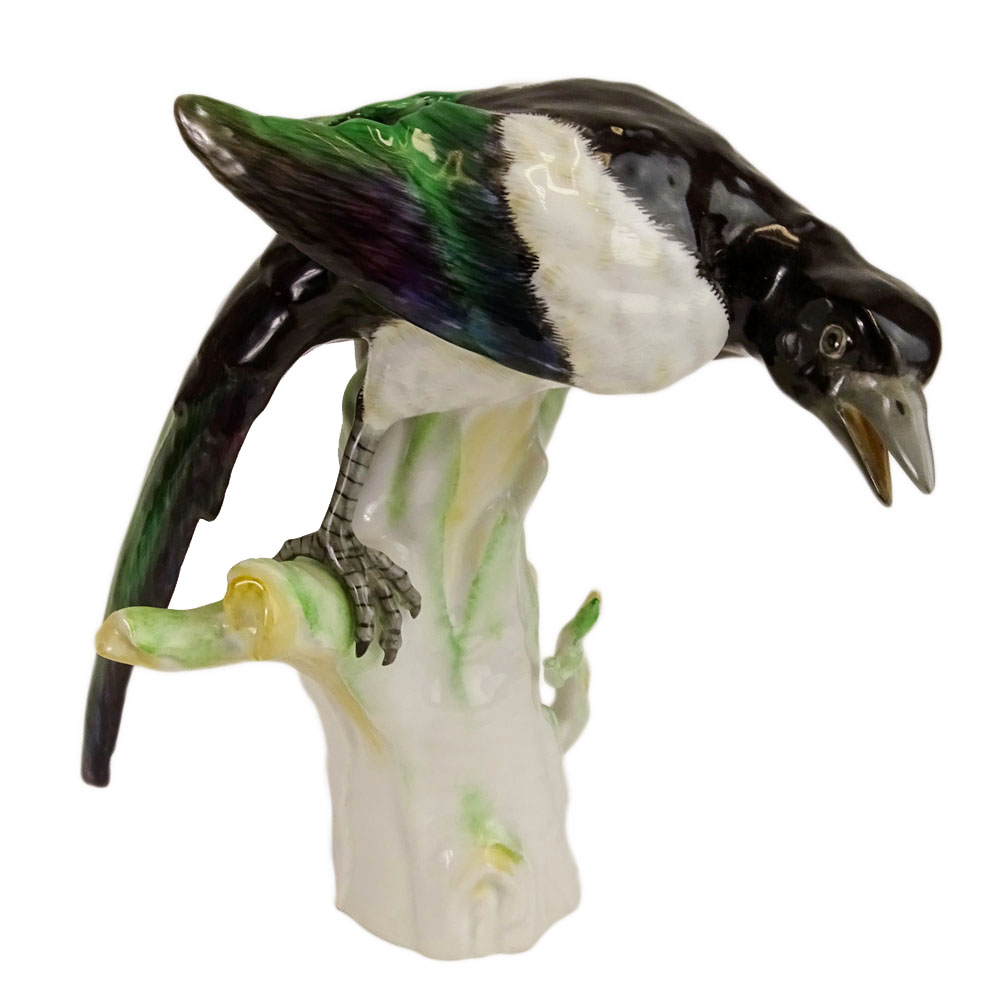 Vintage KPM Porcelain Bird Figurine.
